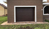 Секционные гаражные ворота Doorhan RSD01 BIW, панель филенка, 2300х2300