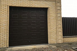 Секционные гаражные ворота Doorhan RSD01 BIW, панель филенка, 3000х2300