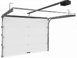 Гаражные секционные ворота RSD01LUX с пружинами растяжения из алюминиевых панелей RSD01LUX (3000x2750)