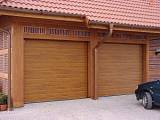 Секционные ворота в гараж Doorhan RSD01 BIW, панель доска, 2500х2500